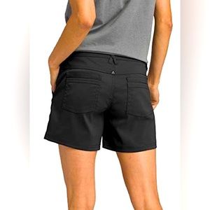 Worn 1x. prAna Olivia shorts. 5”. Size 10. Black